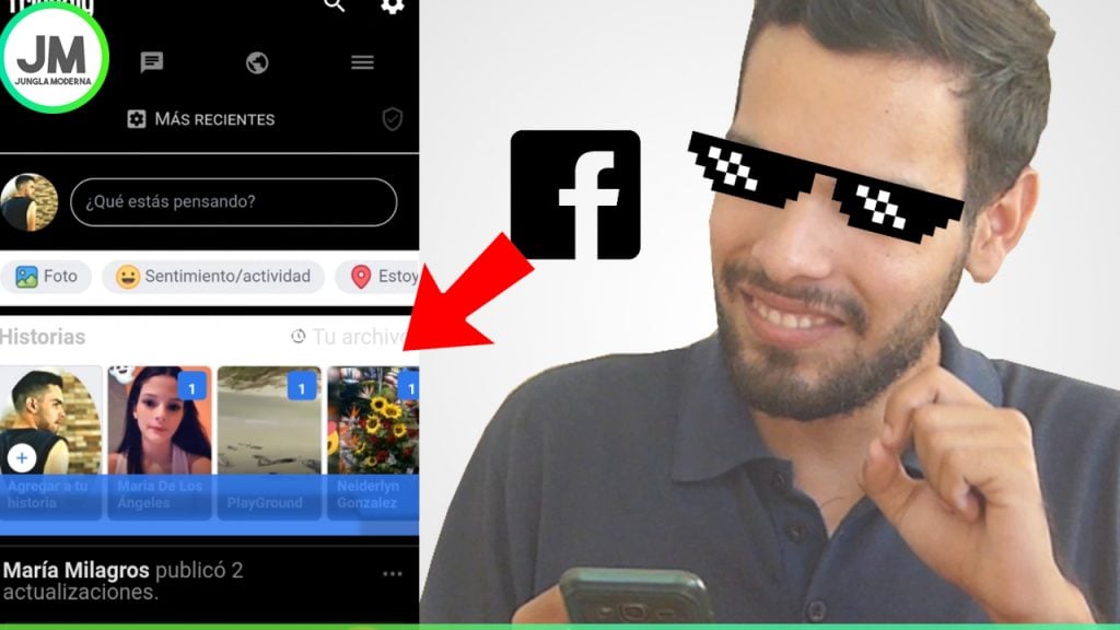 faceboock en modo nocturno