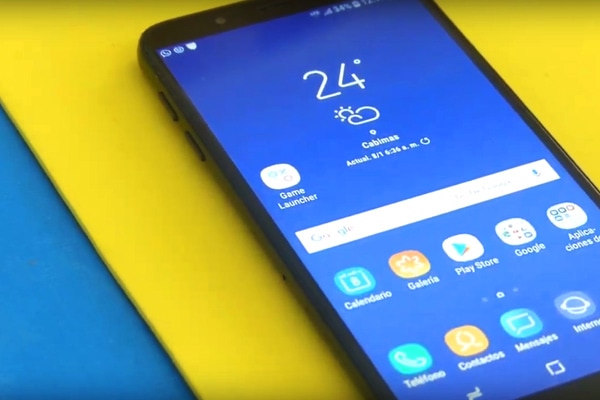 galaxy j6 español