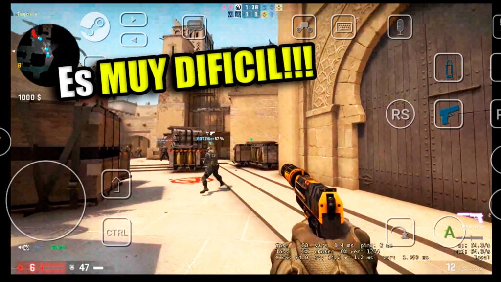 Cpunter strike mobile es muy dificil